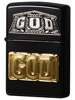 ミリオンゴッドシリーズ Zippo A柄(GOD)